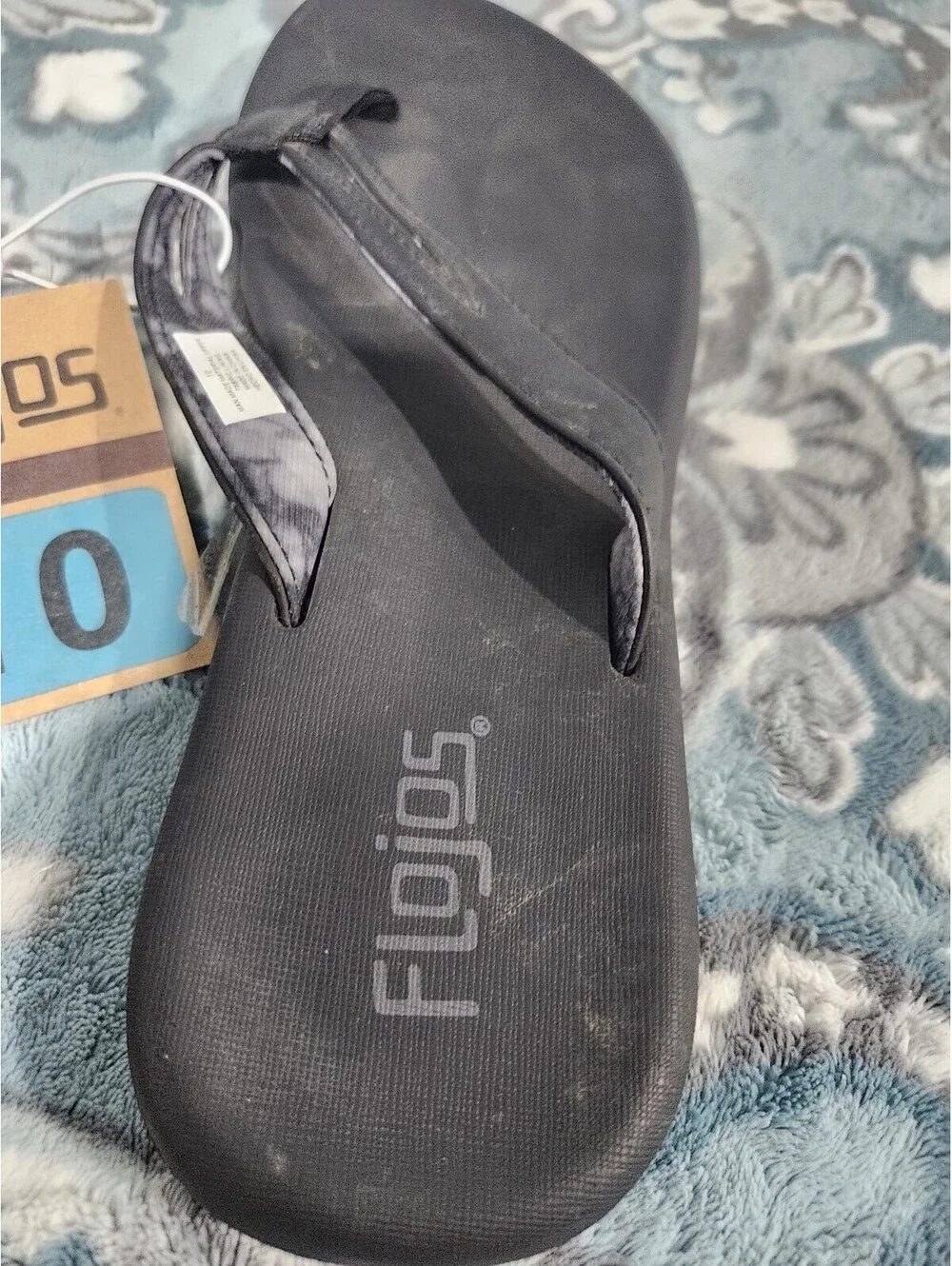 Women’s Flojos Flip Flops Women's Black & Gray Flip Flop